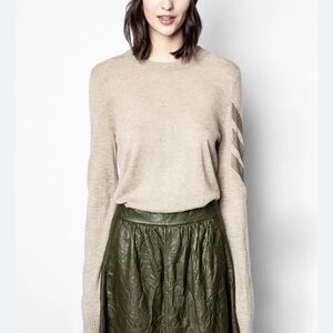 ZADIG & VOLTAIRE Miss Arrow Cashmere Sweater
A25
